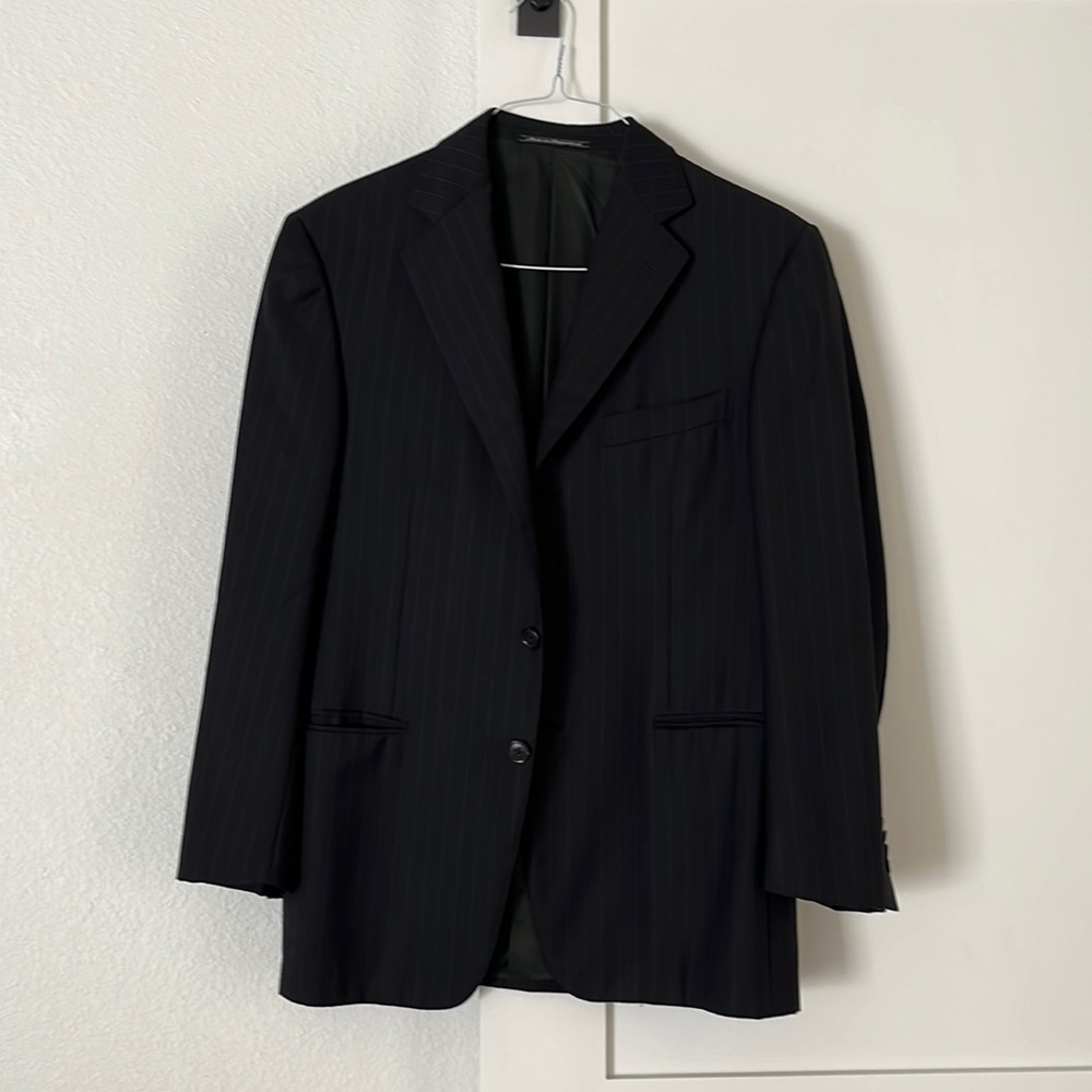 ermenegildo zegna suit jacket single breasted